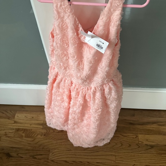 Janie and Jack Light Pink Floral Dress from the special occasion line. - Picture 2 of 10